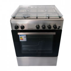 CUISINIÈRE À GAZ ARTHUR MARTIN 60CM 4 FEUX - INOX