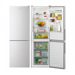 Réfrigérateur combine  342L CANDY NO-FROST SILVER  