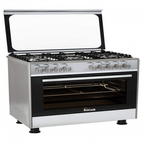 CUISINIÈRE À GAZ 5 F + FOUR ÉLECTRIQUE PROCOOK