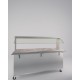 BAIN MARIE 4 BACS GN1/1 EN INOX 1M60