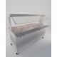 BAIN MARIE 4 BACS GN1/1 EN INOX 1M60