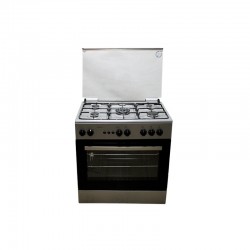CUISINIÈRE SOTACER À GAZ 5 FEUX SILVER