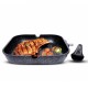 Grill Techwood TP-28G 28Cm Gris