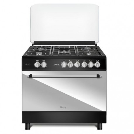 Cuisinière à Gaz PROCOOK  90cm 5 Feux - Noir