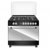 Cuisinière à Gaz PROCOOK  90cm 5 Feux - Noir