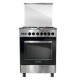 Cuisinière MAXWELL  4 Feux 60cm AVEC FOUR A GAZ - Inox