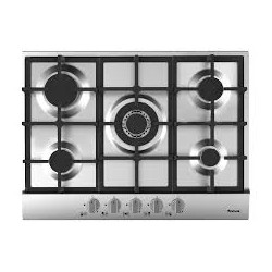 Plaque de Cuisson ELLETI 5 Feux FONTE  70 cm - Inox